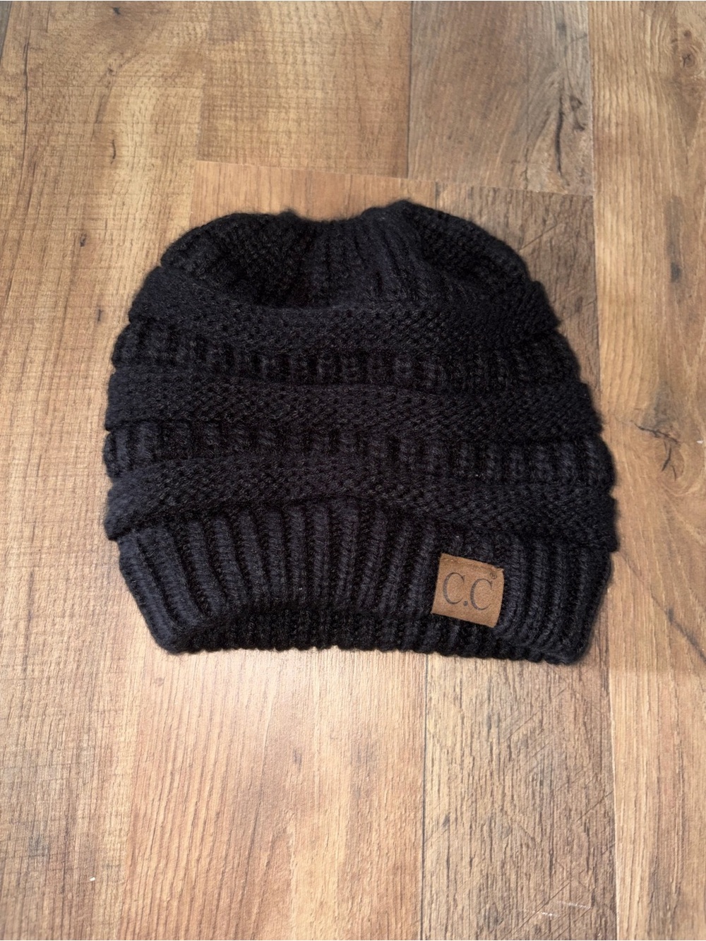 C.C ponytail beanie